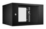 Cabeus Шкаф телекоммуникационный настенный 19" 6U, серия LIGHT разборный, WSC-05D-6U55/45-BK
