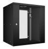 Cabeus Шкаф телекоммуникационный настенный 19" 12U, серия LIGHT разборный, WSC-05D-12U55/45-BK